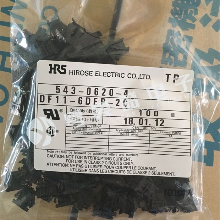 30pcs  ο HRS Ŀ DF11-6DEP-2C Hirase 6PIN   2.0mm 